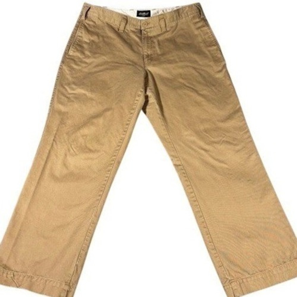 Eddie Bauer‎ Men's W38 100% Cotton Twill  Straight Leg Outdoorsy Casual Office